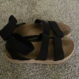Black sandals